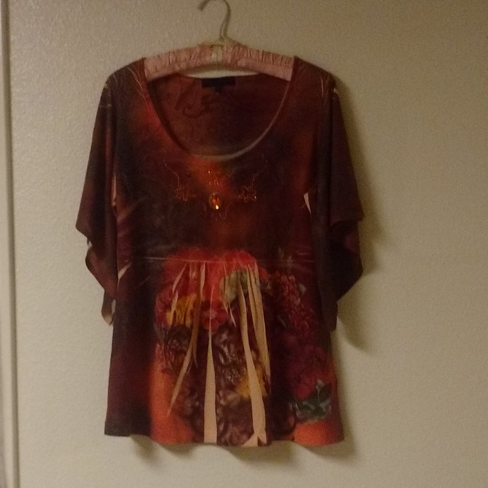 Jeweled Vintage Petite Top